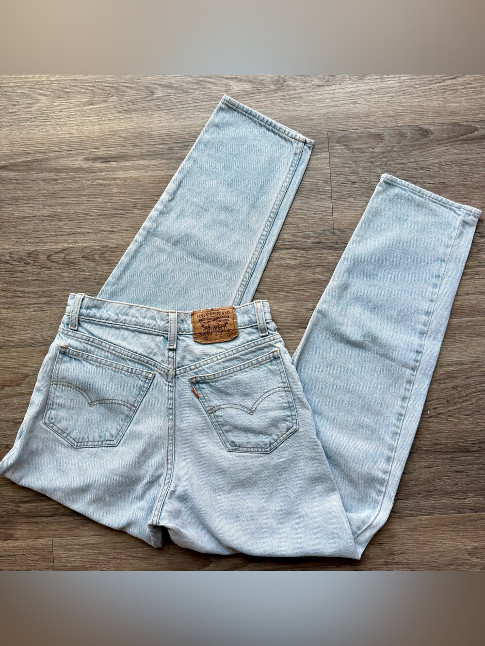 Vtg Levis 560 Student 90s Orange Tab Light Wash Casual Everyday Jeans 26x30